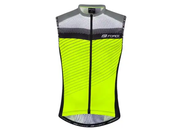 Force Acceler men's sleeveless jersey fluo/black