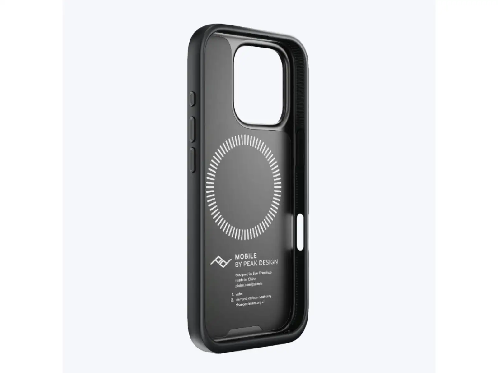 Peak Design Mobile Everyday Clarino Case iPhone 16 Pro phone case Black