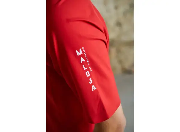 Maloja PizolM. men's jersey short sleeve Deep Sunset