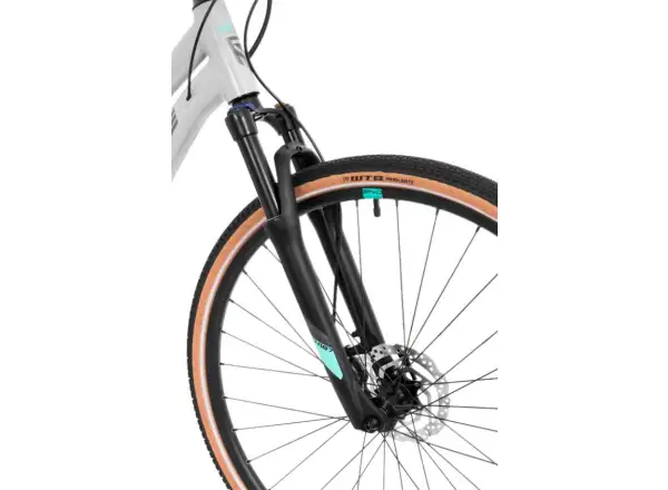 Rock Machine CrossRide 300 Lady gloss light grey/dark grey women's trekking bike