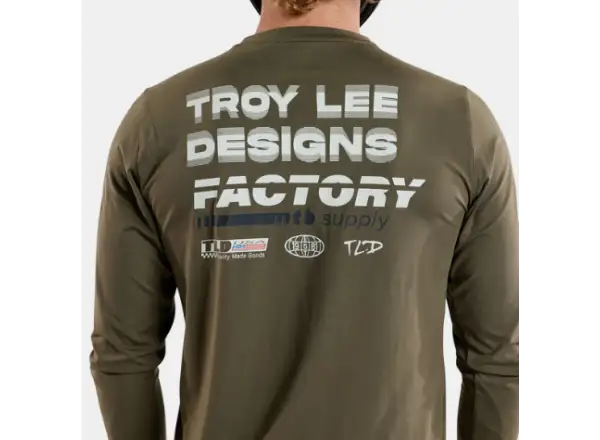 Troy Lee Designs Ruckus Ride Tee Factory men's jersey long sleeve Caper