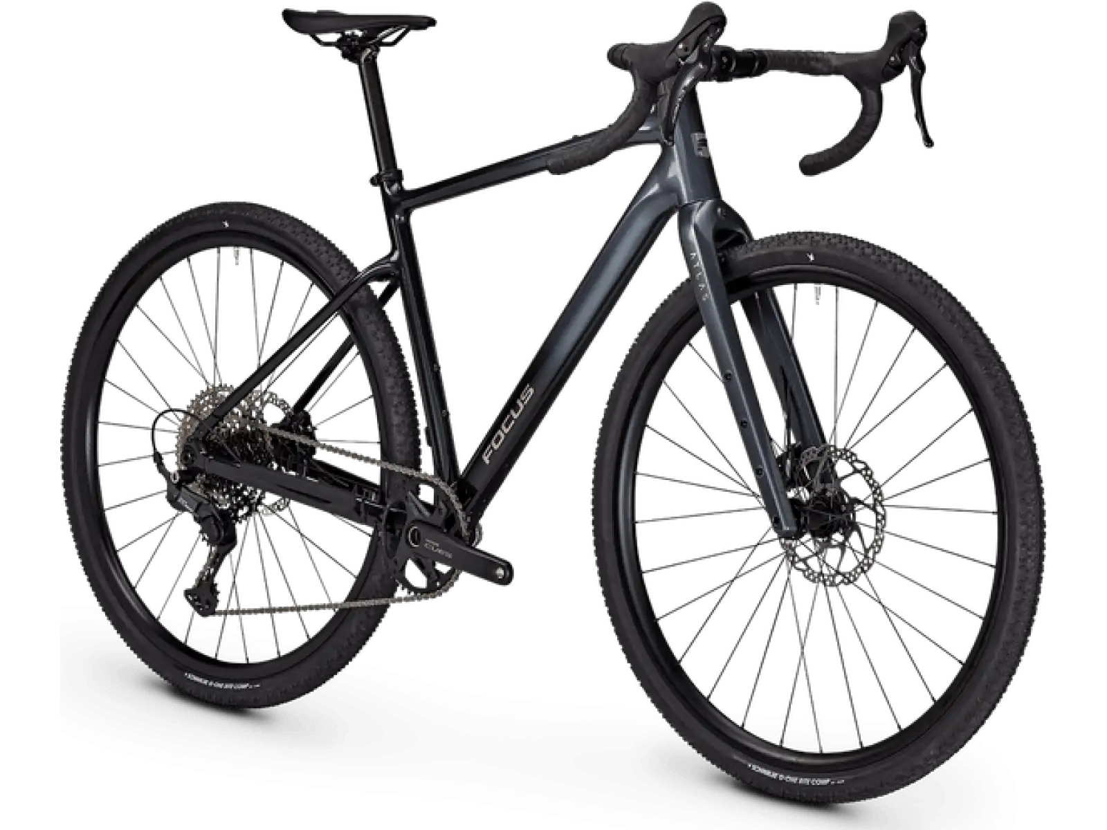 Focus Atlas 6.7 gravel bike Steelgrey/Diamondblack