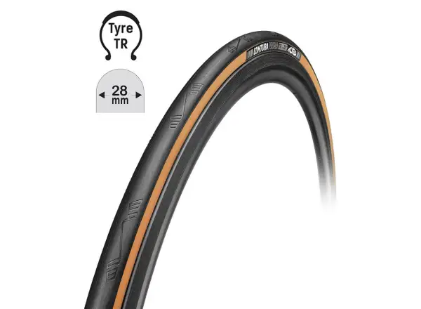 Tufo Comtura Prima TR 28-622 road tire kevlar black-beige