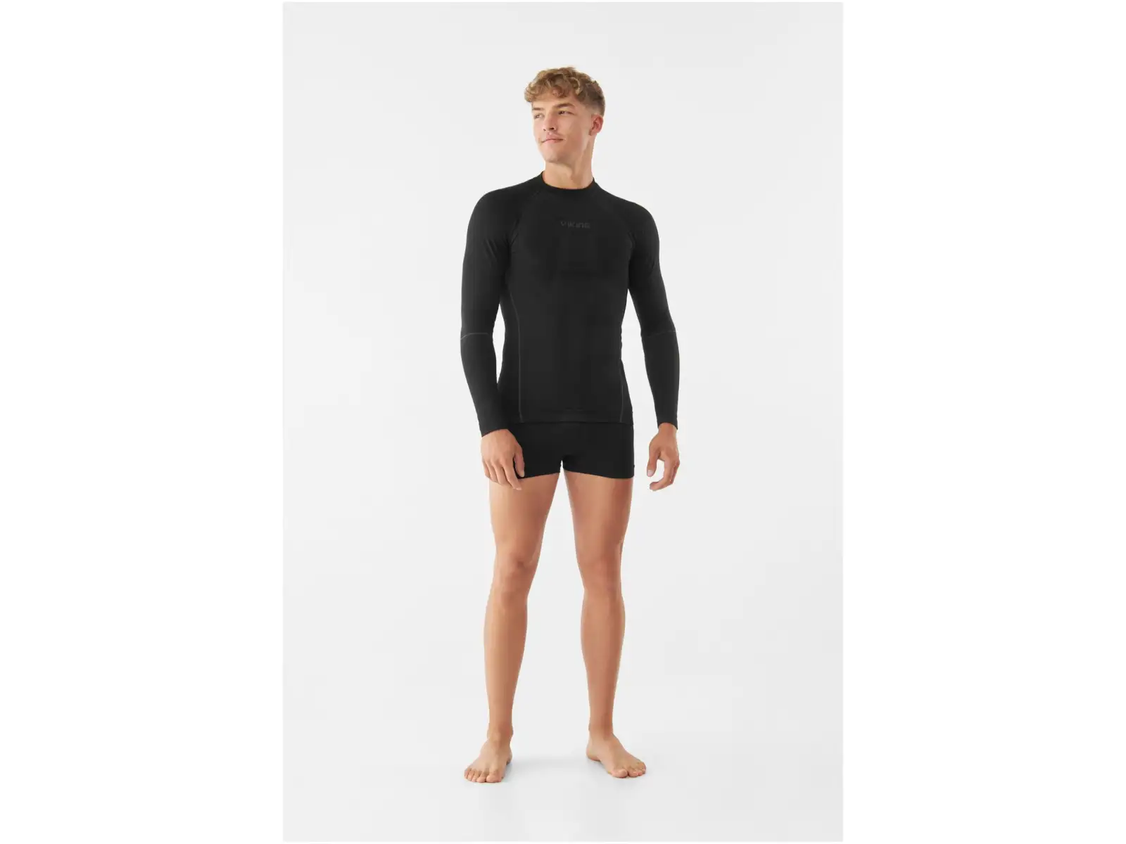 Viking Eiger men's base shirt long sleeve black