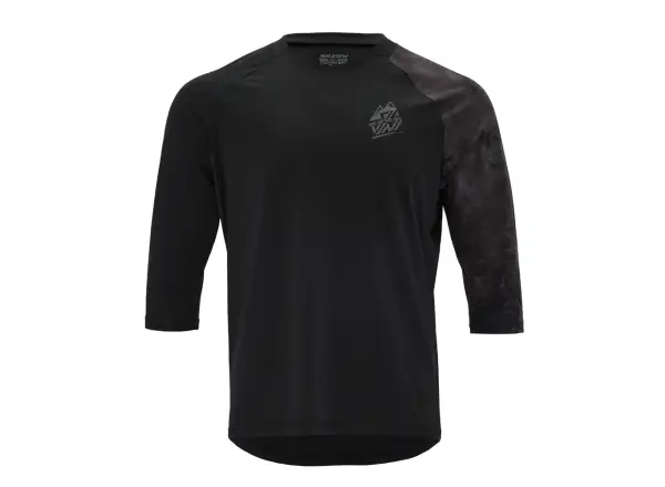 Silvini Brunello men's jersey 3/4 sleeve Black/Charcoal