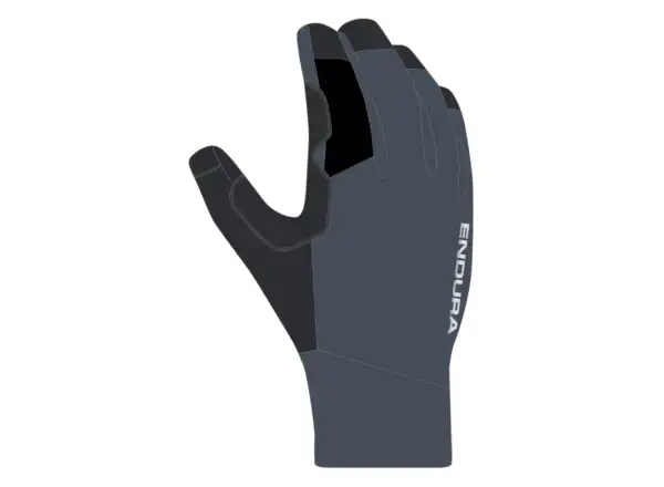 Endura Loop waterproof cycling gloves grey