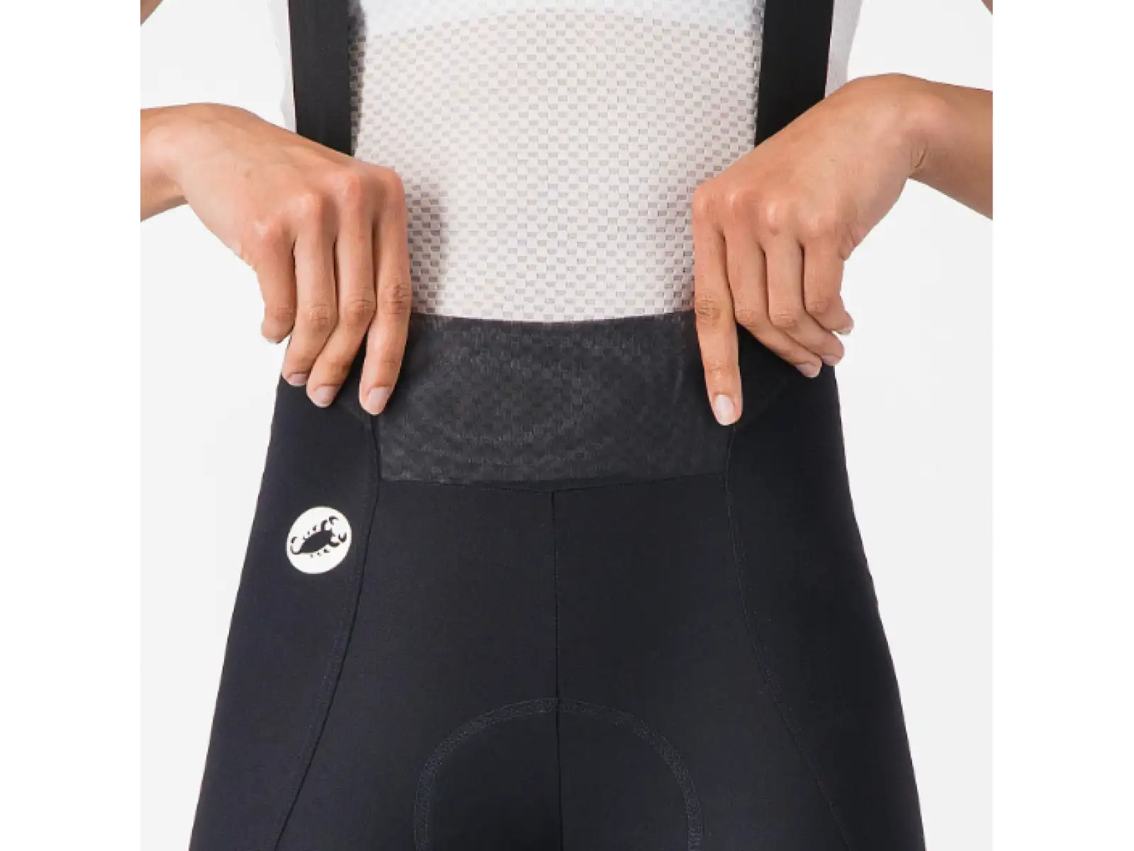 Castelli Espresso 2 W women's shorts with pad and bib Black