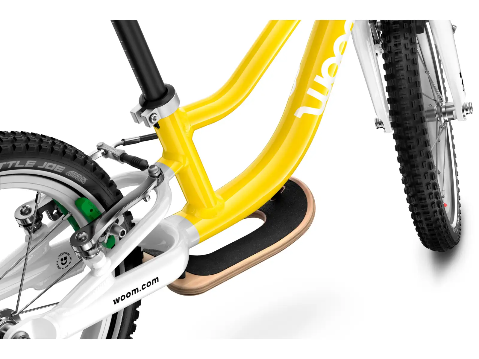 Woom GO 1 Plus Vibrant Yellow 14 children's balance bike