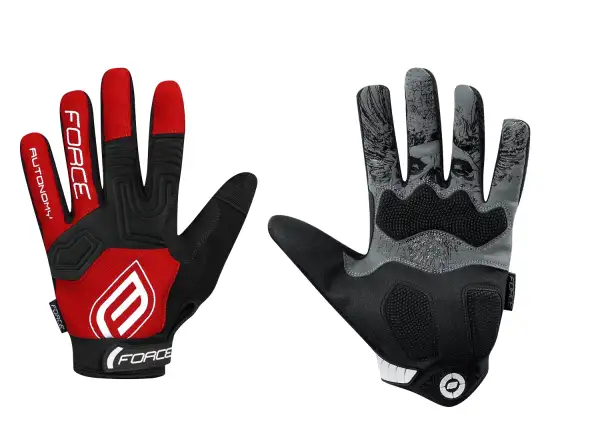 Force MTB Autonomy gloves summer red