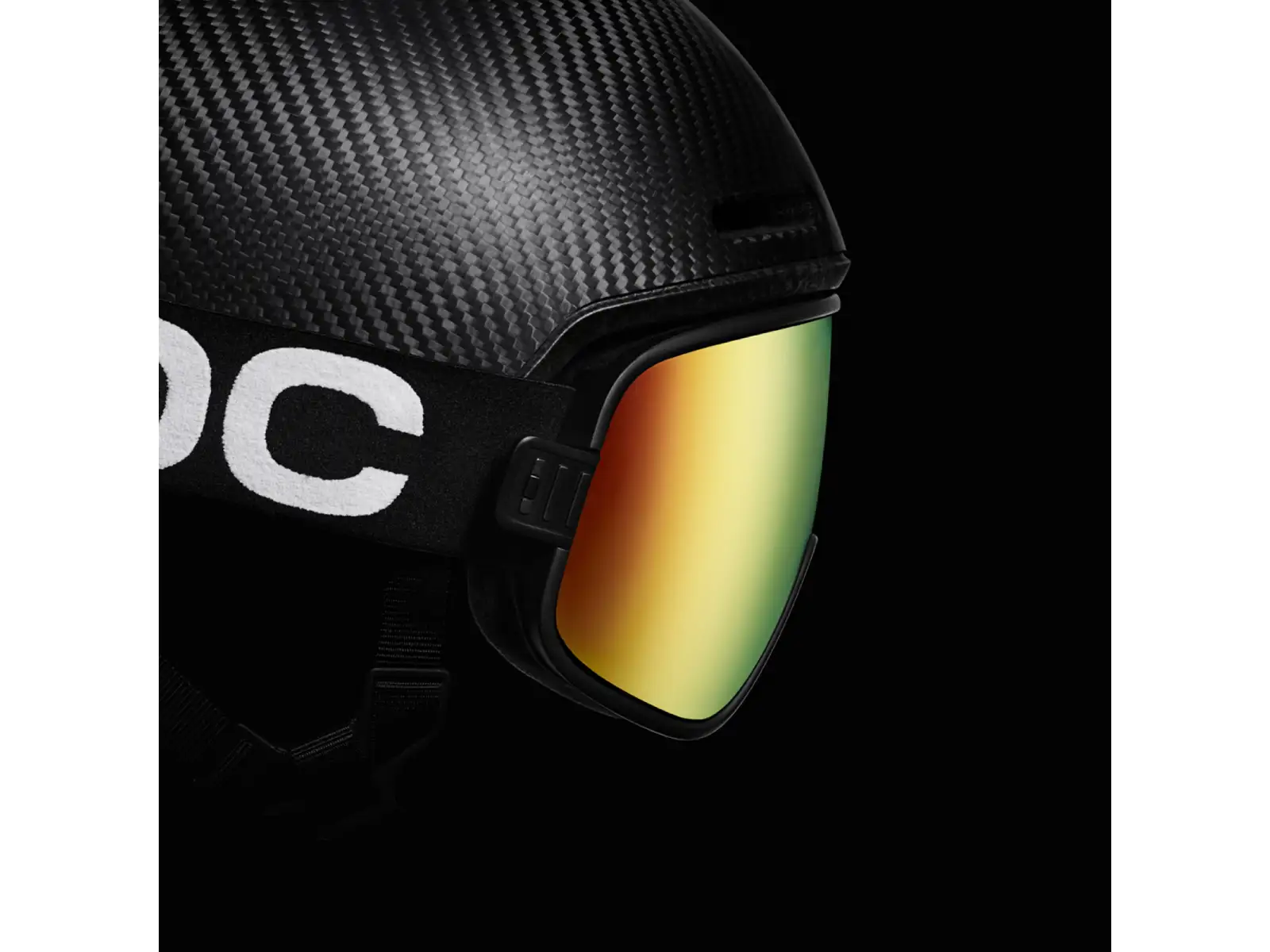 POC Vitrea ski goggles Uranium Black/Partly Sunny Orange