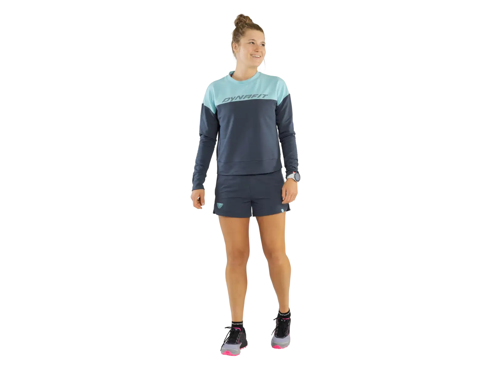 Dynafit 24/7 women's sweater long sleeve Blueberry/Marine Blue
