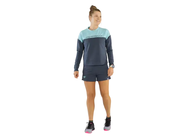 Dynafit 24/7 women's sweater long sleeve Blueberry/Marine Blue