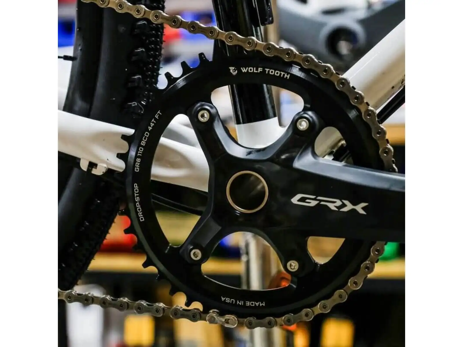Wolf Tooth 110 BCD 4-Bolt chainring for Shimano GRX