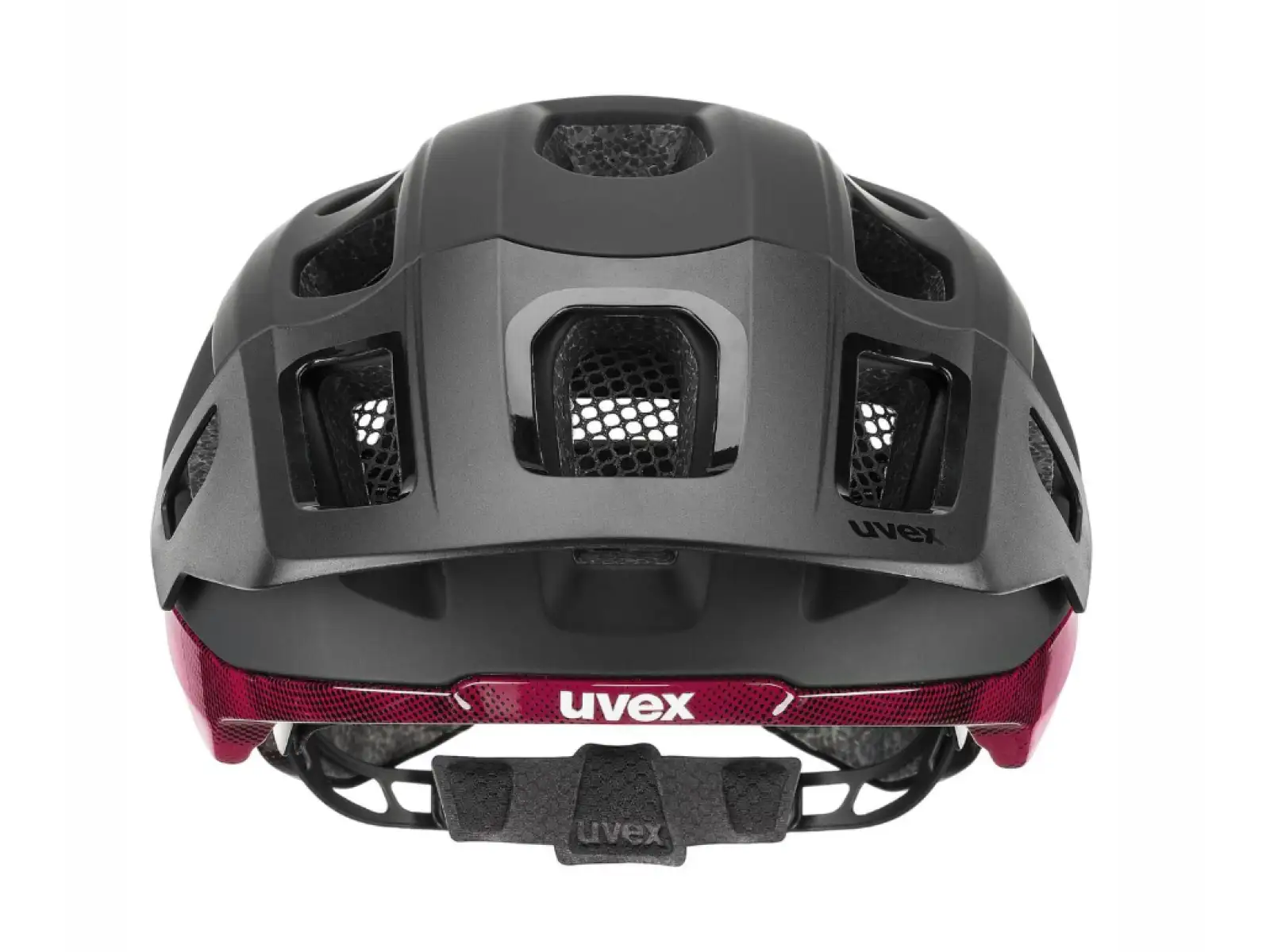 Uvex React MIPS MTB helmet Black/Ruby Red Matt