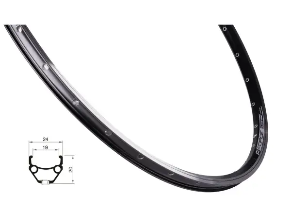 Force Classic 19-622 32 holes rim black