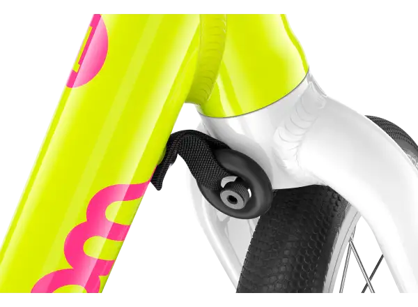 Woom GO 1 kids balance bike neon lime