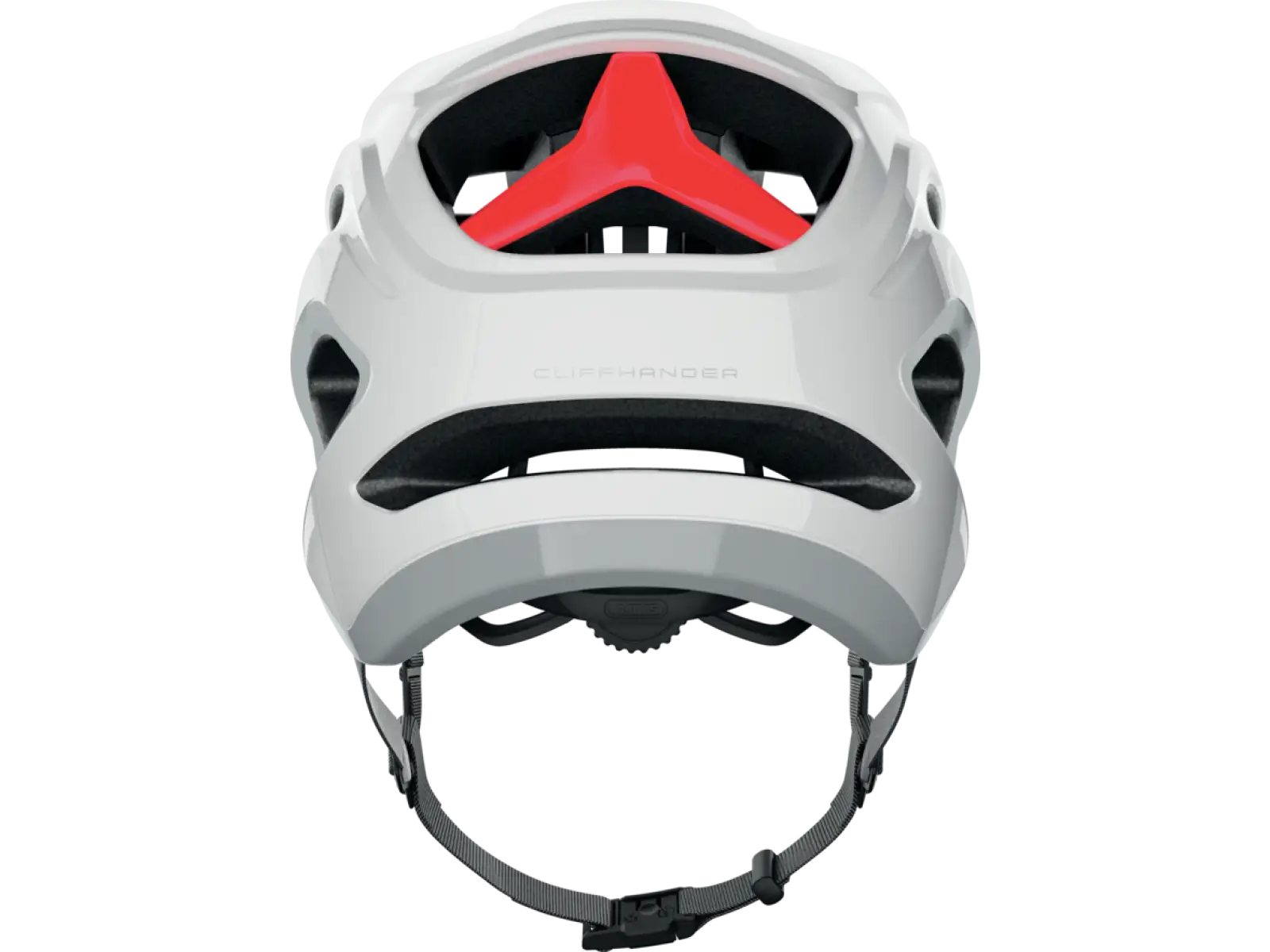 Abus Cliffhanger MTB helmet Shiny White
