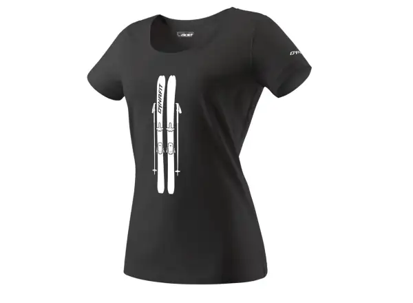 Dynafit Graphic Cotton Women T-shirt black out/SKIS