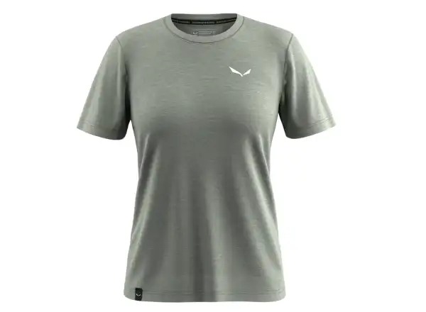 Salewa Eagle Minilogo Alpine Merino women's T-shirt short sleeve Shadow
