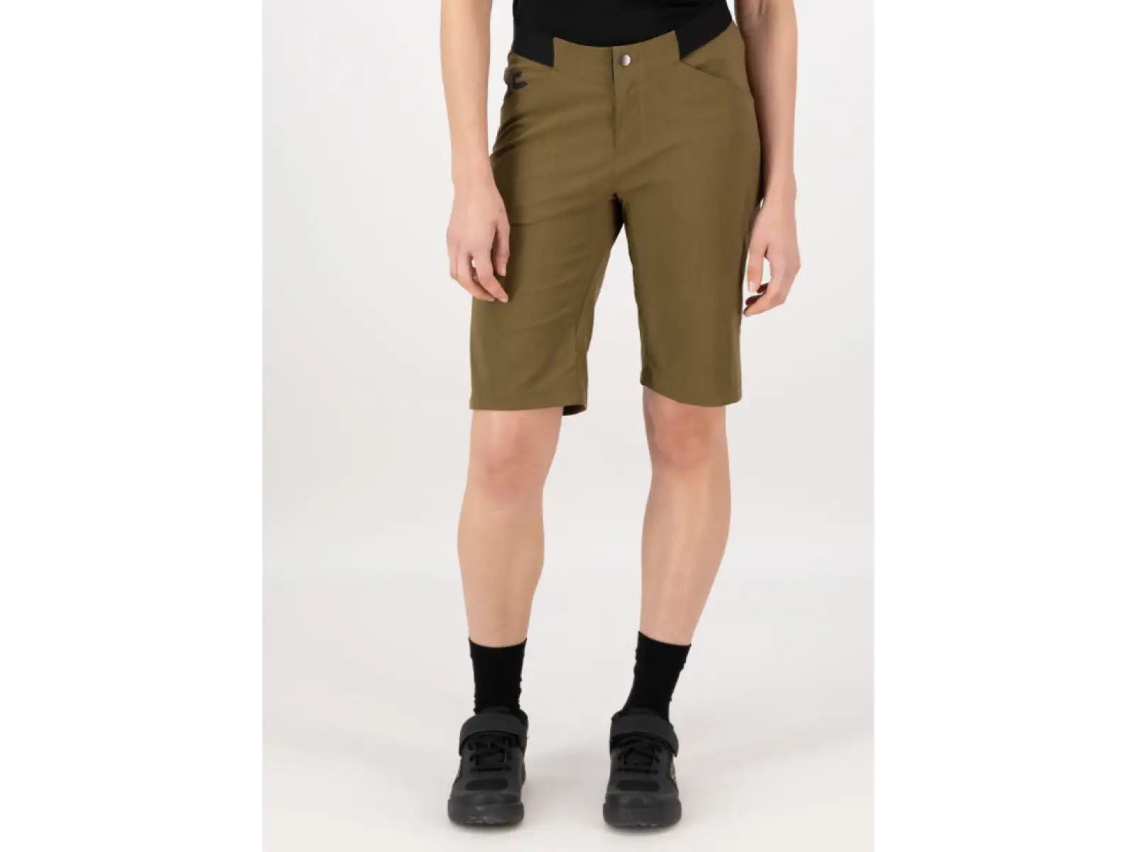 Mons Royale Diversion Merino Trail women's shorts Dark Olive