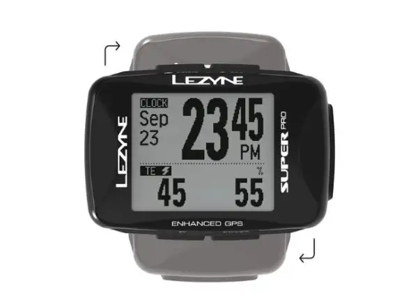 Lezyne Super Pro GPS navigation Black