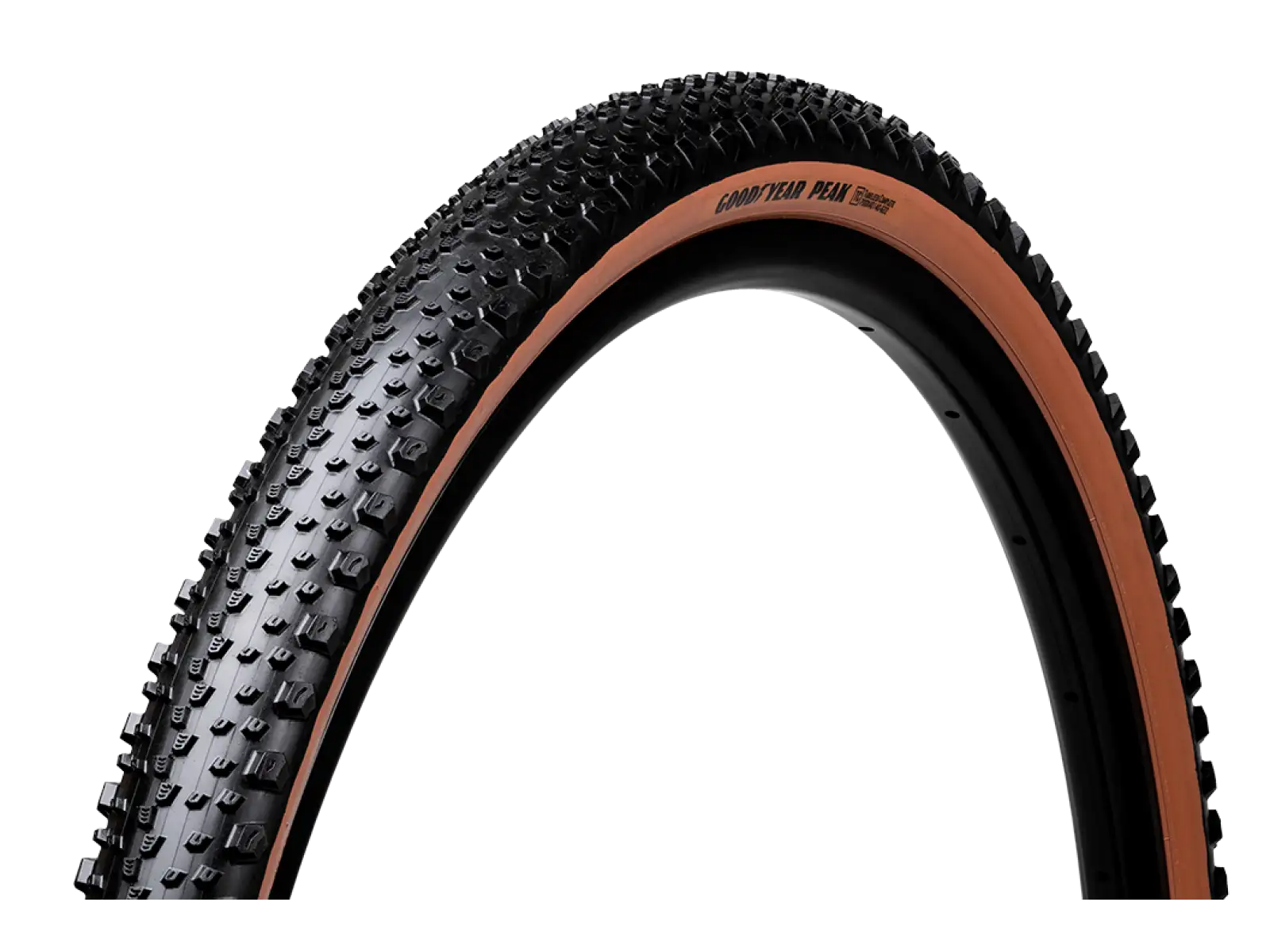 Goodyear Peak Ultimate Tubeless Complete 35-622 gravel tire kevlar Tan