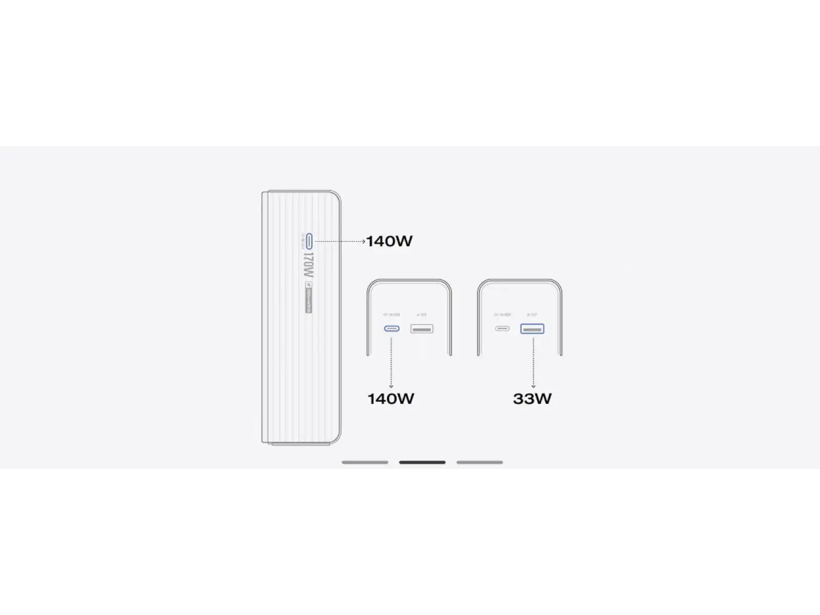 EcoFlow Rapid Power Bank (25000mAh,170W) - silver