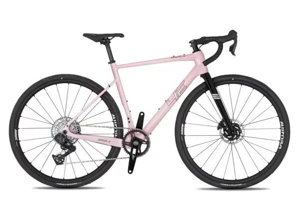 4Ever Grizzly AXS gravel bike Coral/Black