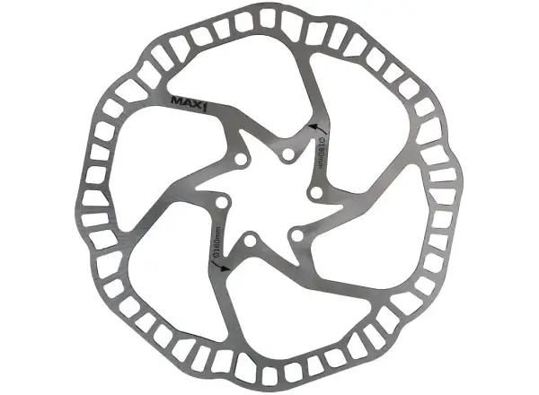 MAX1 brake disc 180 mm silver