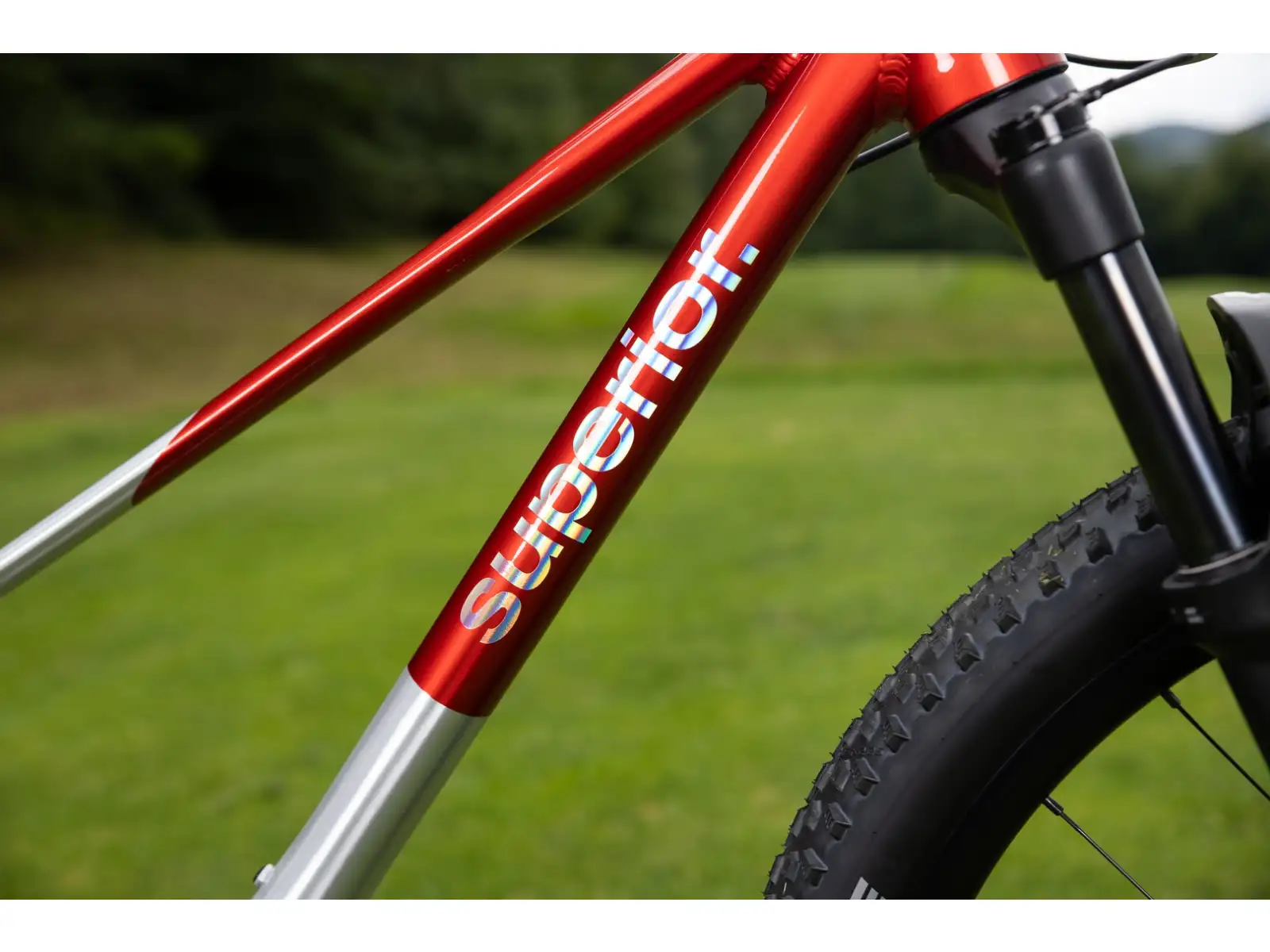 Superior TEAM 27.7 kids bike Gloss Brushed Alu / Red