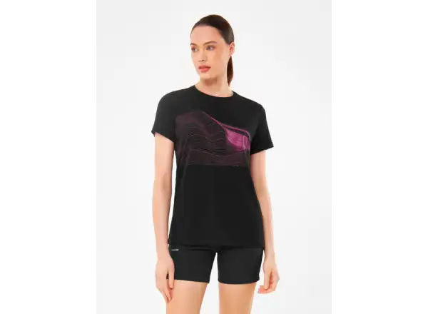 Viking Morain women's T-shirt short sleeve Black