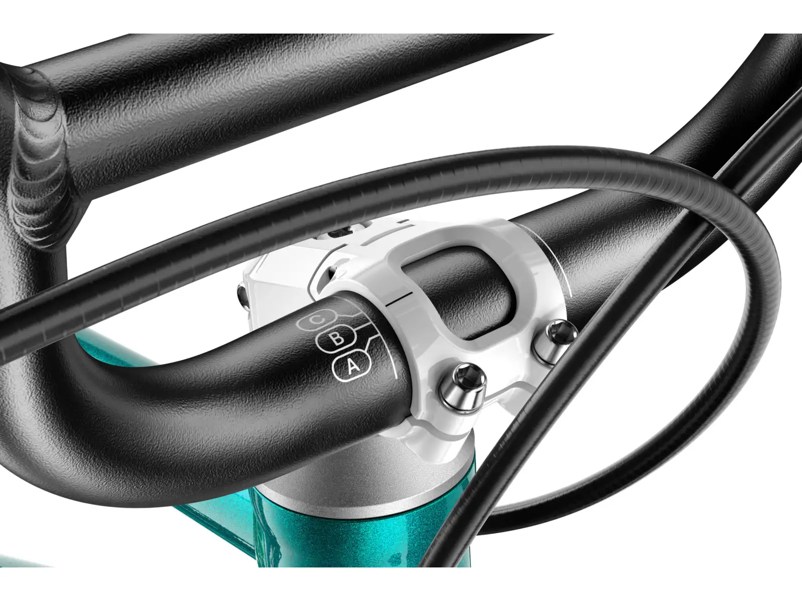 Woom GO 1 Plus Metallic Turquoise 14 children's balance bike
