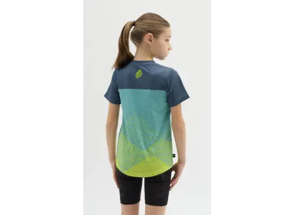 Silvini Denni kids jersey Neon/Blue