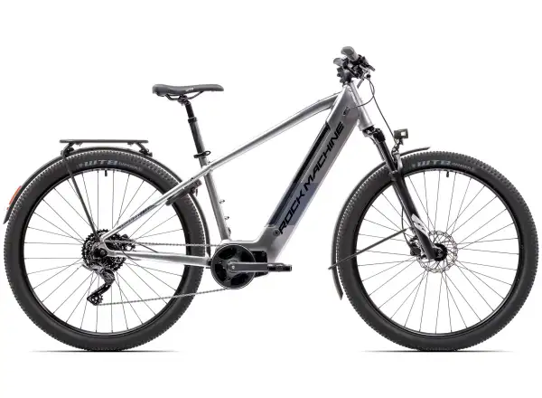 Rock Machine eSTORM 70 TOUR mountain e-bike Gloss Silver/Black/Grey