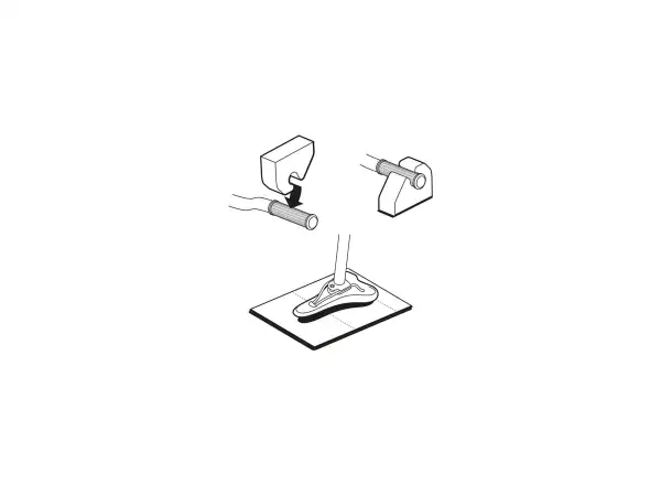 Hiplok Flipstand handlebar stand and mat black