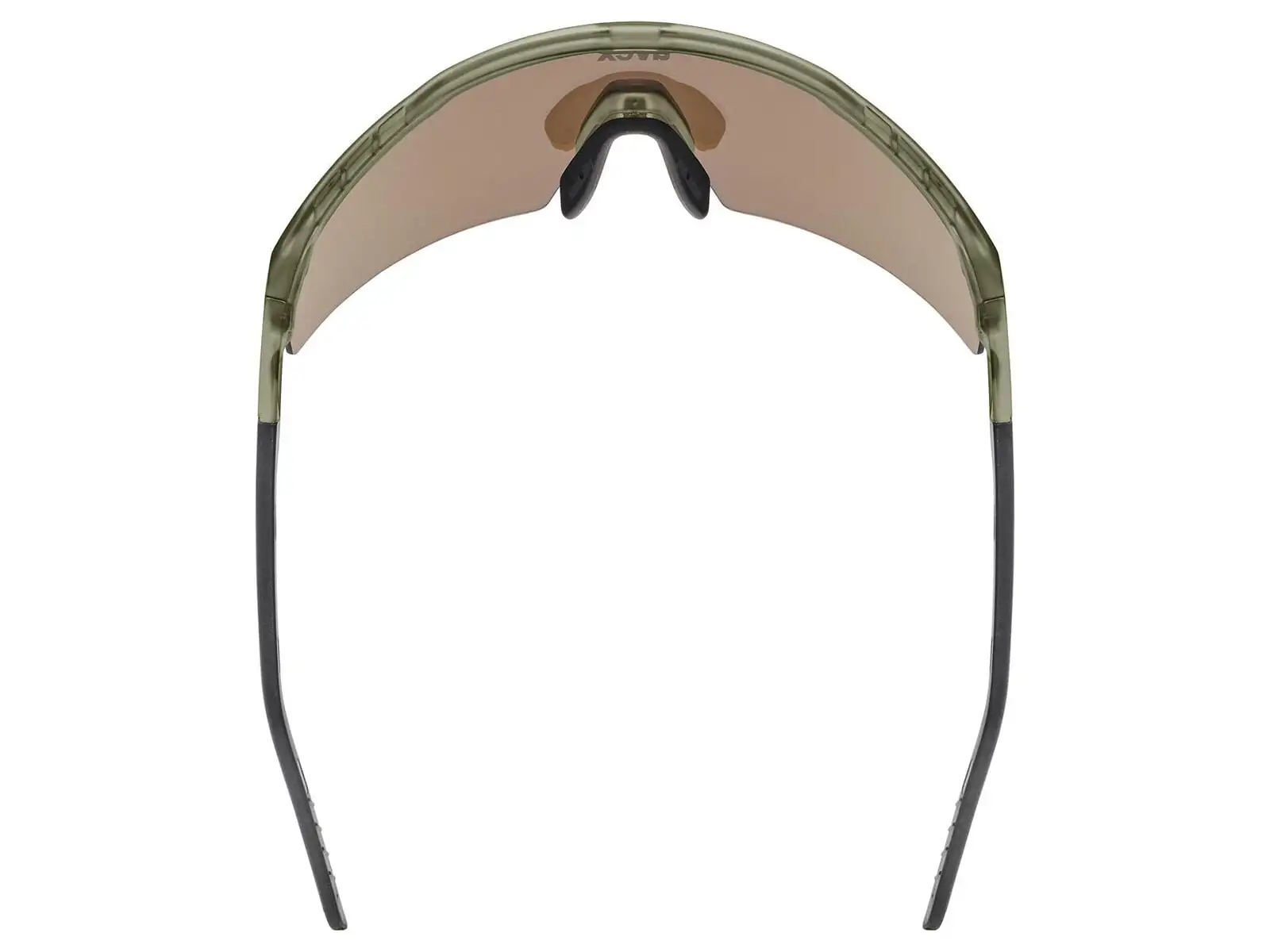 Uvex Flowline sunglasses Olive Matt/Mirror Gold