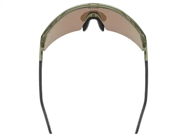 Uvex Flowline sunglasses Olive Matt/Mirror Gold