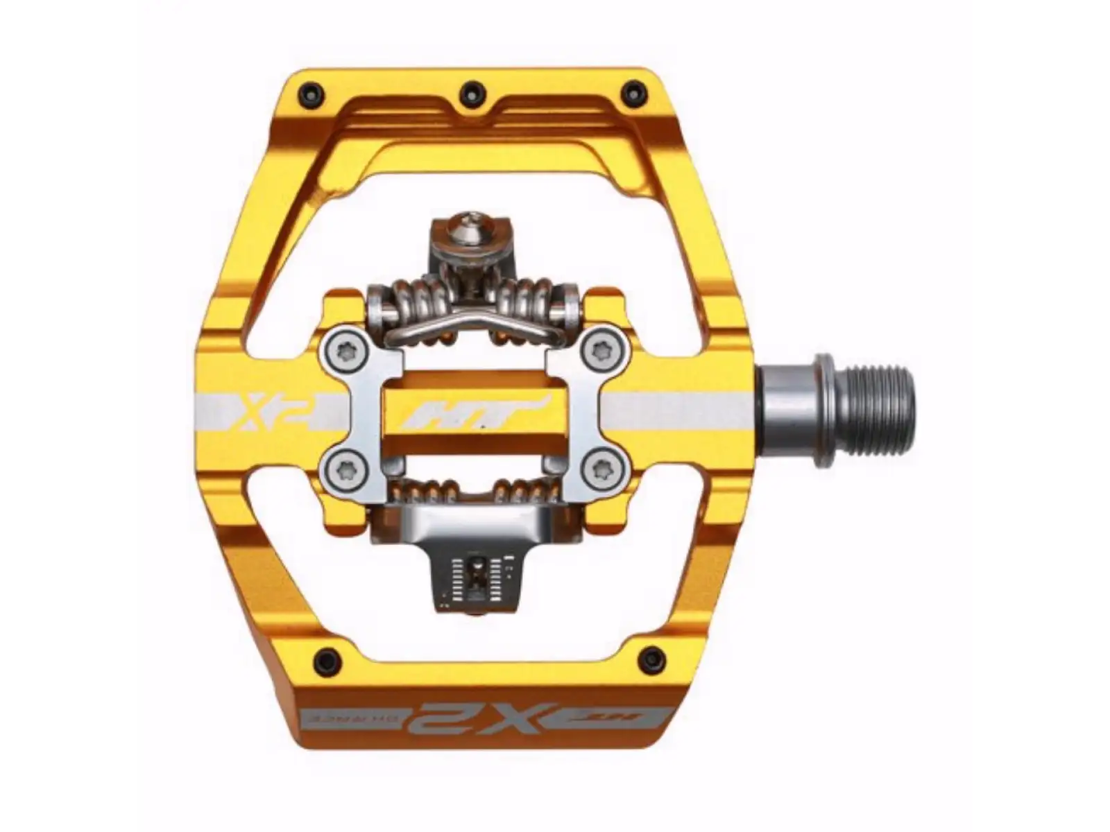HT HTI-X2 MTB clipless pedals gold