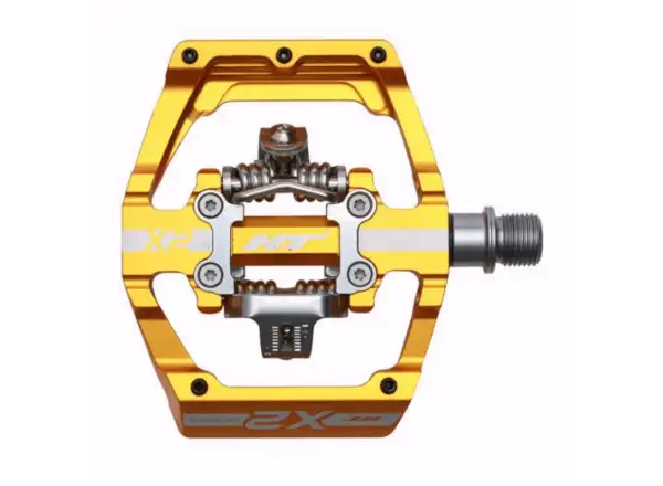 HT HTI-X2 MTB clipless pedals gold