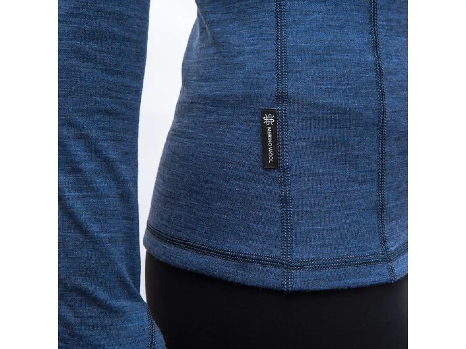 Sensor Merino Bold women's long sleeve shirt Cool Blue