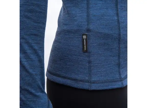 Sensor Merino Bold women's long sleeve shirt Cool Blue