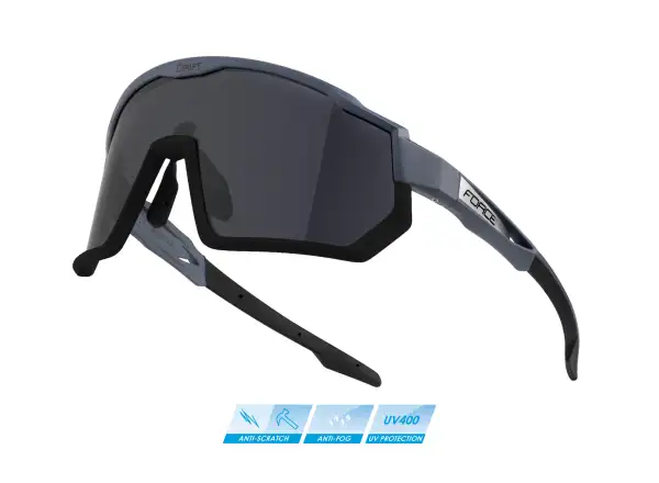 Force Drift glasses grey/black/black contrast lens