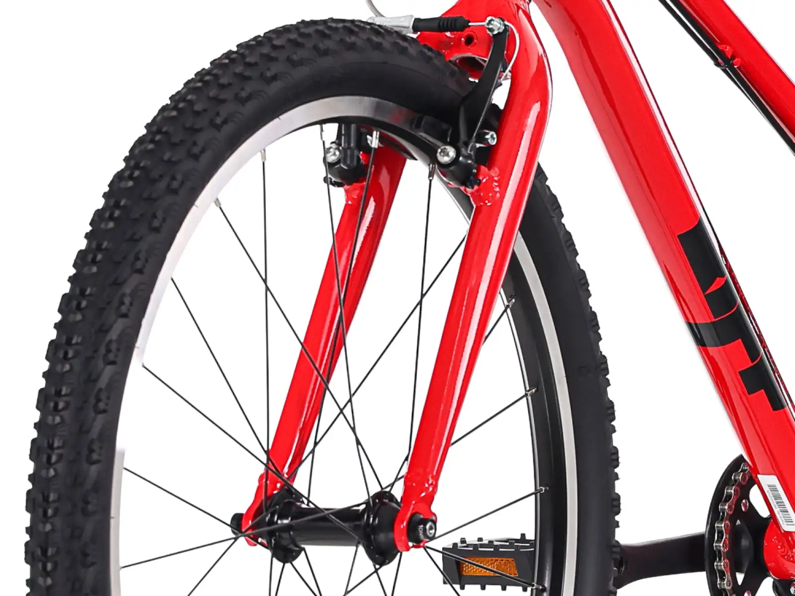 Rock Machine RIFF Jr 24 children's bike Gloss Fire Red