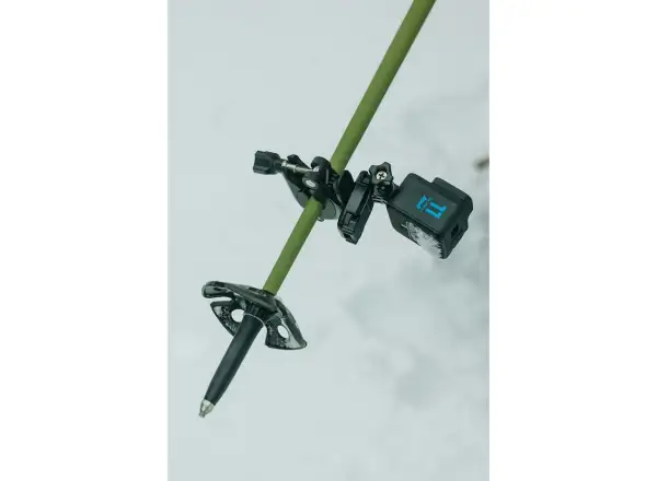 GoPro camera mount on handlebars