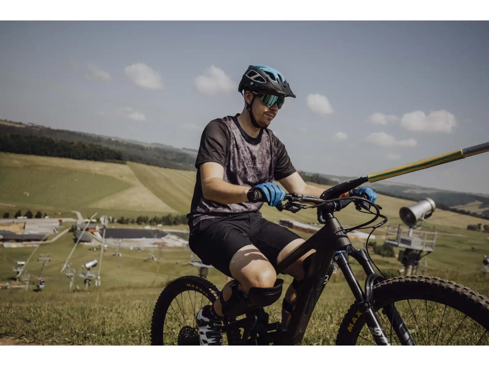 Force MTB Move men's short sleeve jersey black