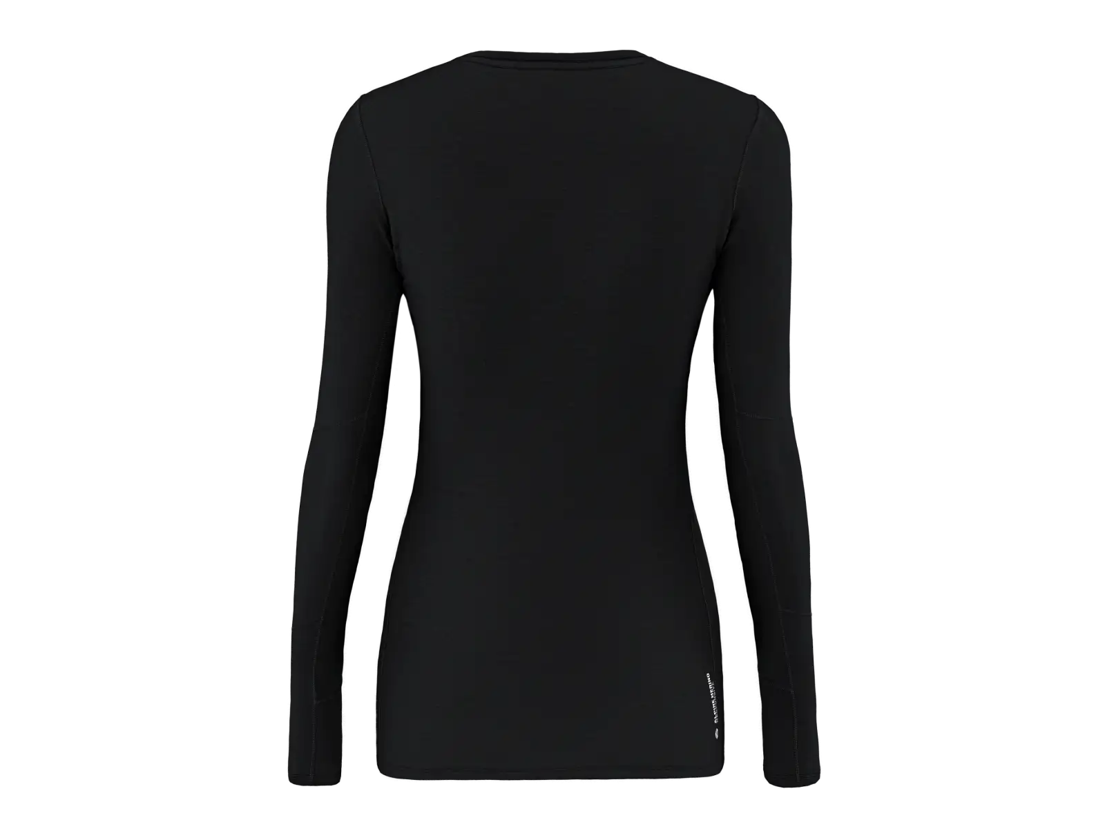 Salewa Cristallo Warm Alpine Merino Responsive women's long sleeve shirt Black Out Melange
