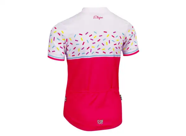 Etape Rio kids jersey short sleeve pink/white