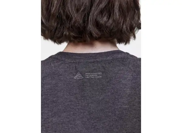 Craft ADV Trail Wool women's short sleeve shirt black