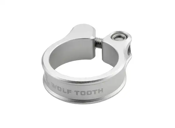 Wolf Tooth seat collar 31.8mm raw silver