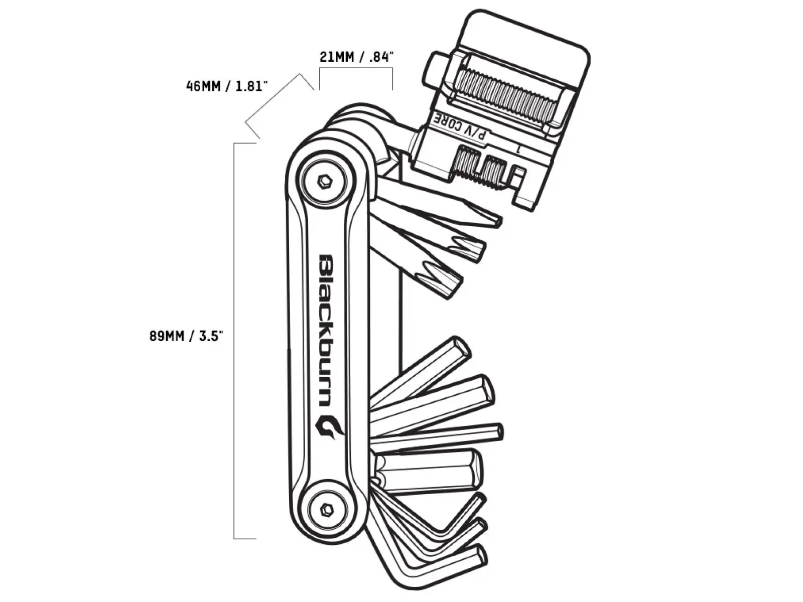 Blackburn Tradesman multi-tool 18 functions